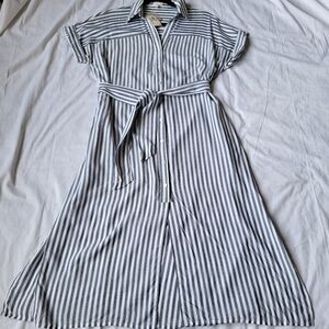 En Creme By Buckle Button Up Shirt Dress Size Small